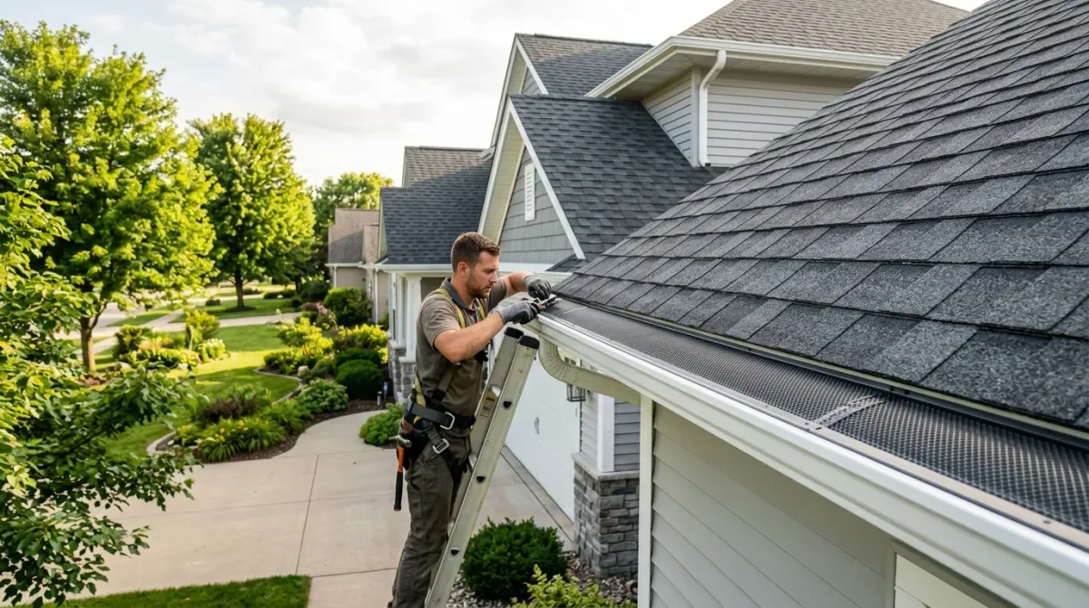 Gutter Guards in Edgerton WI - Capital Seamless Gutters
