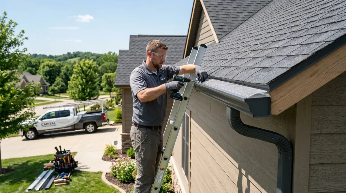 Gutter Guards in Mount Horeb WI - Capital Seamless Gutters