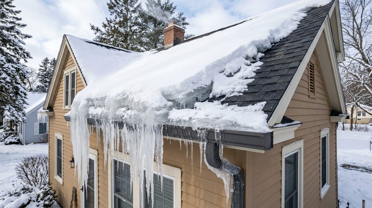 Roof Ice Dams in Wisconsin Winters: Causes & Prevention