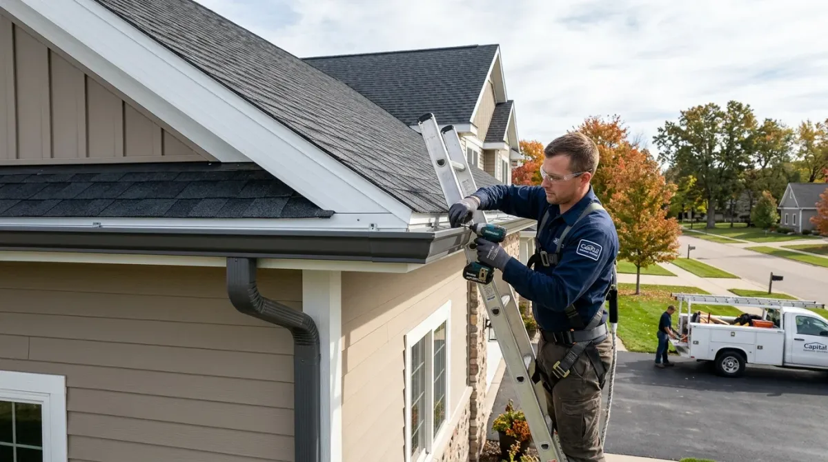 Seamless Gutters in Marshall WI - Capital Seamless Gutters