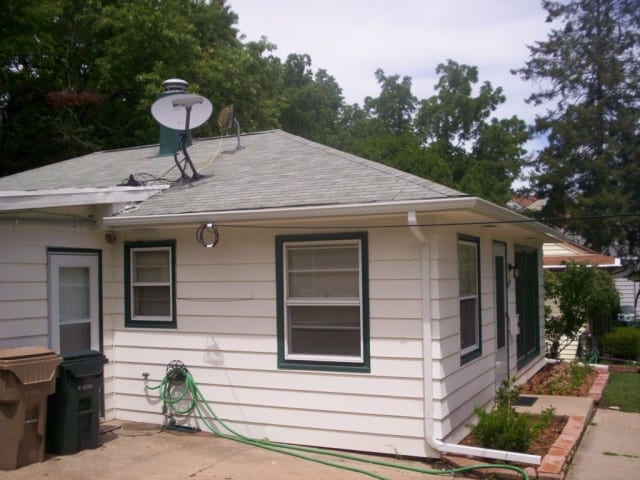 Wisconsin Gutters after install - side view